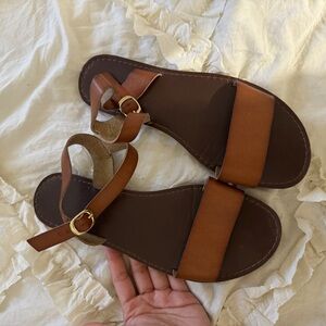 Brown sandals